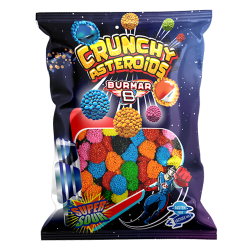 Bolsa 1kg <br>Crunchy Asteroids Surtidos