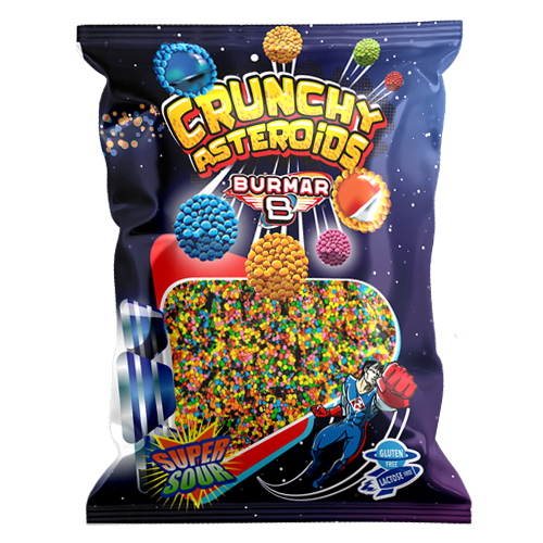 Bolsa 1kg <br>Crunchy Asteroids Disco
