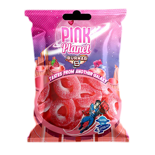Bolsa 100g-ARO-DE-FRESA-AZÚCAR. Un anillo dulce y esponjoso.