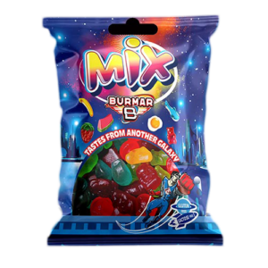 Bolsa 100g-MIXTO-GALAXY-BRILLO. Una combinación estelar de gomitas.