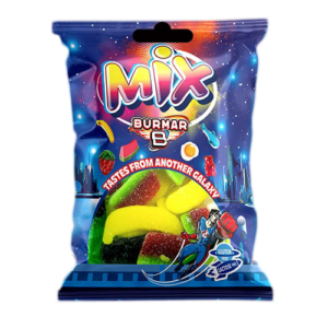 Bolsa 100g-MIXTO-GRANDE-AZÚCAR. Una mezcla irresistible de golosinas grandes y coloridas.