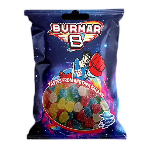 Bolsa 100g-MODELO-0,10. Pequeñas y vibrantes gomitas con forma de lágrima